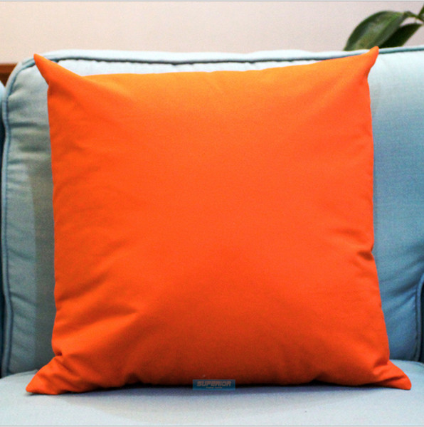 30pcs 14x14 inches 8oz Pure Cotton Dyed Canvas Cushion Cover Solid Colors 100% Cotton Canvas Pillow Cover 100 Colors Stock Available