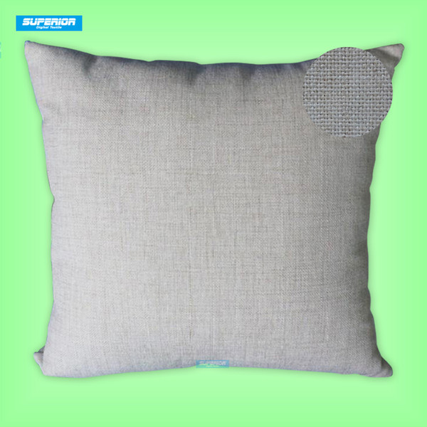 30pcs 14x14 inch Poly Cotton Blended Artificial Linen Pillowcase Blank Raw White Burlap Cushion Cover Perfect For Thermal Transfer Printing