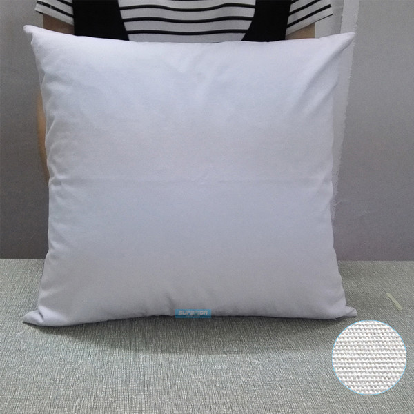 30pcs 20x20 inches 8oz Natural or White Cotton Canvas Blank Pillow Cover Clean Surface Perfect For Stencils / Painting / Embroidery / HTV