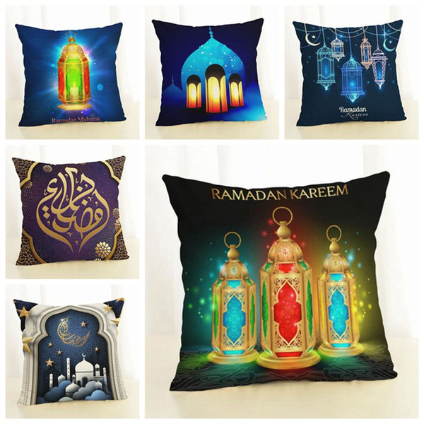 2019 fundas de cojines ramadan lantern cushion cover islam sofa couch throw pillow case arabic almofada decor