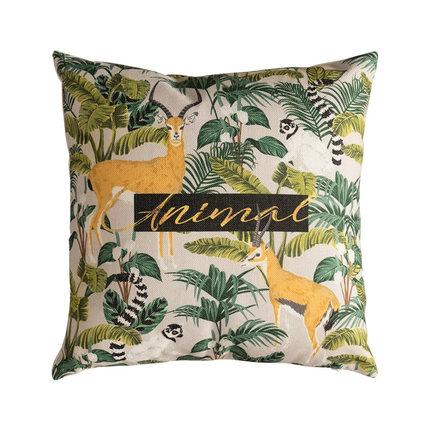 Tropical Plants Decoration Print Pillows Case Linen Cushion Pillow Cover Sofa Home Decorative Pillowcase Top Quality