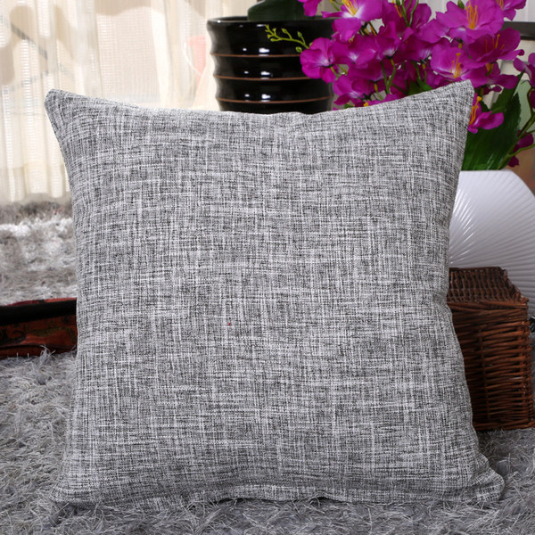 Character Series Pattern Printed 45*45cm Cotton Linen Pillowcase Decorative Cushion Pillows Use For Home Sofa Car Office 1707007