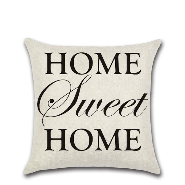 BZ145 Luxury English Letter Cushion Cover Pillow Case Home Textiles supplies decorative throw pillows chair seat