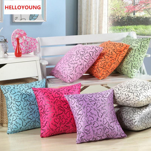 BZ023 Luxury Cushion Cover Pillow Case Home Textiles supplies Lumbar Pillow love shaped decorative throw pillows chair seat