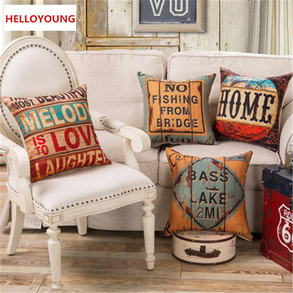 BZ095 Luxury Cushion Cover Pillow Case Home Textiles supplies Lumbar Pillow British wind retro pillows chair seat