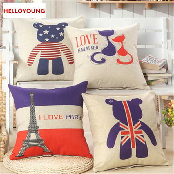 BZ098 Luxury Cushion Cover Pillow Case Home Textiles supplies Lumbar Pillow Printing anime pillows chair seat