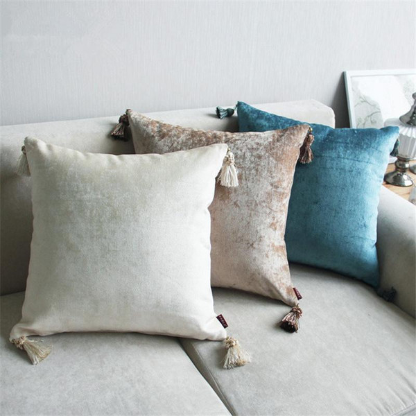 BZ157 Luxury Cushion Cover Pillow Case Home Textiles supplies Pendant chenille pillow Lumbar Pillow Neck pillows chair seat