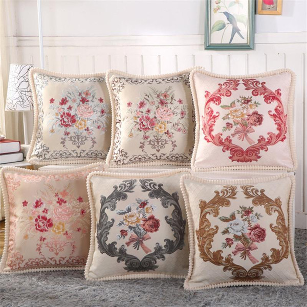 BZ167 Luxury Cushion Cover Pillow Case Home Textiles supplies Lumbar Pillow Classical wind decorative throw pillows chair seat