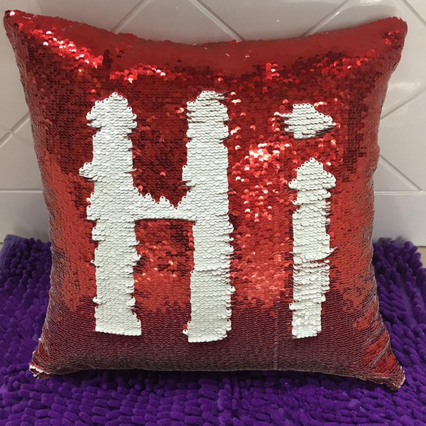 BZ171 Glitter Sequins Beads Cushion Cover Sofa Pillowcase Cafe Home Textiles Decor throw pillows chair seat