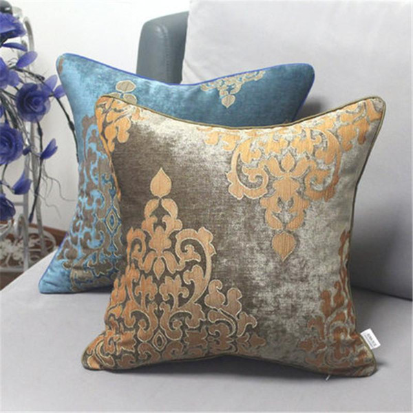 BZ192 Fashion European chenille high precision jacquar Cushion Cover Pillowcase Sofa/Car Cushion /Pillow Home Textiles supplies