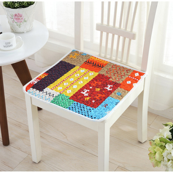 Colorful Dining Chair Cushions Floor Mat Pad Cheap Seat Cushion Car Mat Home Decor Chair Cushions almofada cojines