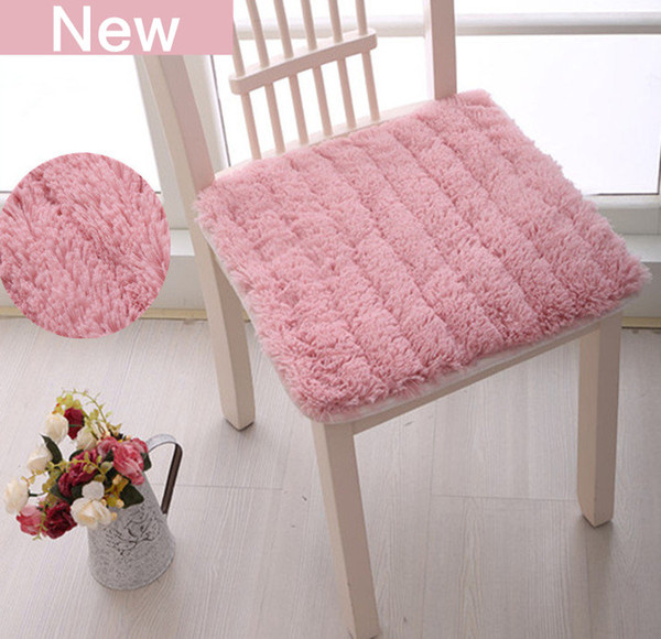 Plush Fabric Style Plush Chair Cushion Back Mat Hotsale Seat Cushions Kitchen Chairs Soft Dining Chair Cushions Mat almofada decorativa