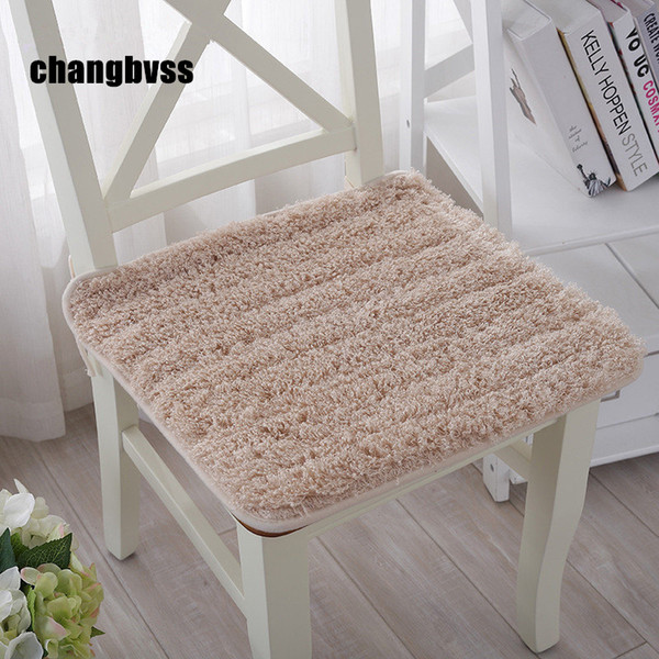 Roll Plush Style Lovely Plush Chair Cushion Back Mat Hotsale Seat Cushions Kitchen Chairs Soft Dining Chair Cushions Mat almofada decorativa