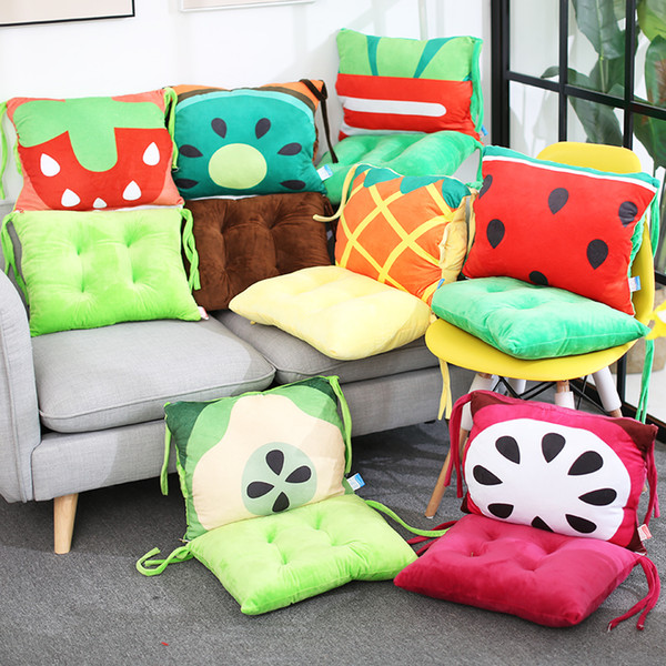 Fruit Design Almofada Decorativa Coussin About 40x40cm Not Easy To Deform Cojines Decorativos Para Sofa ConjoinedChair Cushion