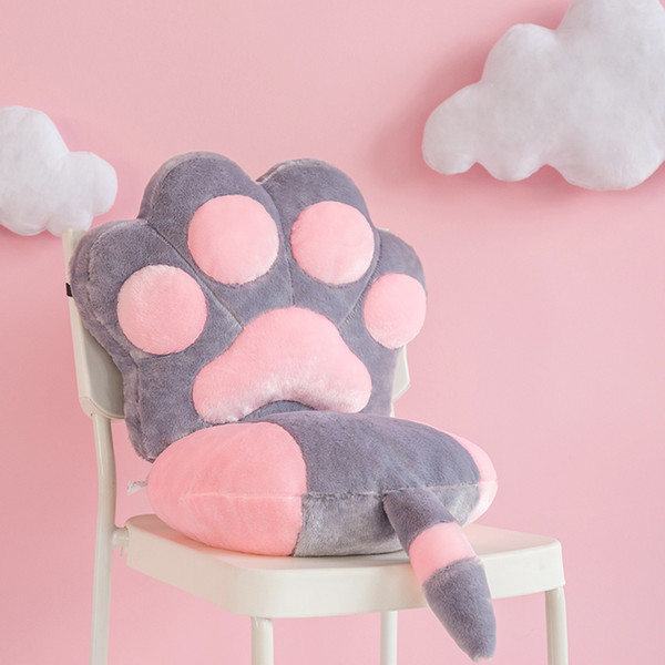 Cat Paw Design Cushion For Home Office Thickened Joint Disassembly Chair Cushion High-quality Seat Cushion Decora Chair Pillow