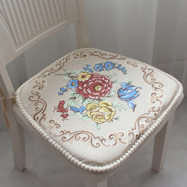 Home Chair Non-slip Coussins Coussin Almofada Thickened European Fabric Decorativos For Home Not Shrink Table Dining Chair Cushion