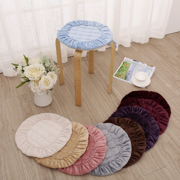 Simple Round Thicken Chair Cushions Home Decor,Diameter 35cm Floor Cushion Pad Mat 1Pcs Dining Seat Cushion almofada decorativa