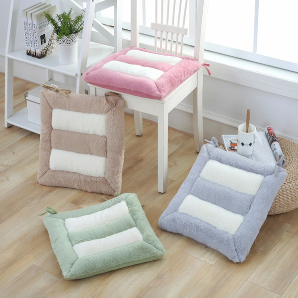 Korean Simple Style Cojines Decorativos Para Sofa Thickened Cushions Home Decor Chair Cushion Multipurpose Office Chair Stool