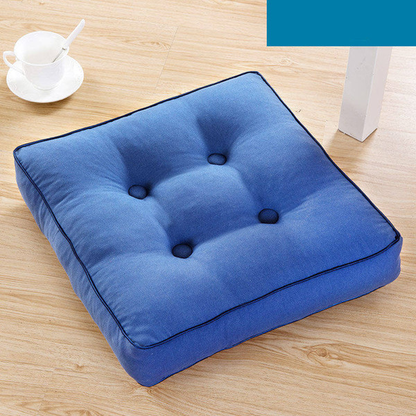 New Square Meditation Cushion Chair Pillow For Sofa Office Break Pad Simple Pattern Tatami Mat Soft Sofa Back Pad Thicken almofada