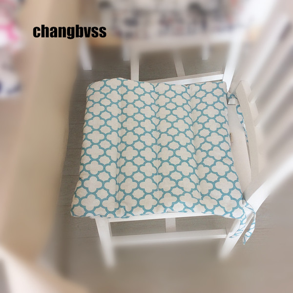 High Quality Chair Cushion Seat Mat Pad 1Pcs Plaid Floor Cushions Home Decor Dining Chair Cushion Pad almofadas para sofa coussin