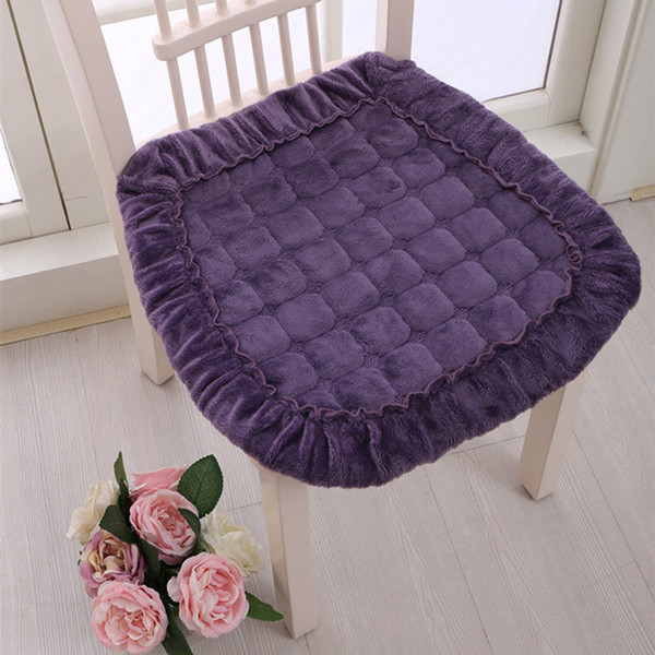 Simple Style Solid Color Kitchen Seat Cushion Floor Mat Chair Cushion Back Dining Chair Cushion Sofa Pad almofada cojines