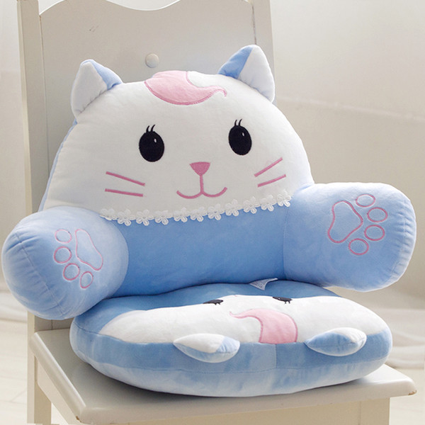 Cartoon Cat Chair Cushion Throw Pillows Cushions Home Decor Cute Pillow Seat Cushion Cushions for Sofas Office Kitchen Chair Pad