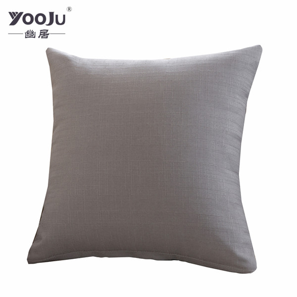 Linen gray sofa pillow car pillow office mat can be customized wholesale sales