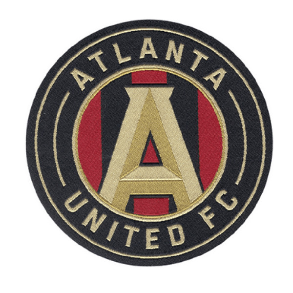 ATLANTA UNITED FC Letter patch On Patches Clothes Appliques Sew On Motif Badge DIY Clothing Bag