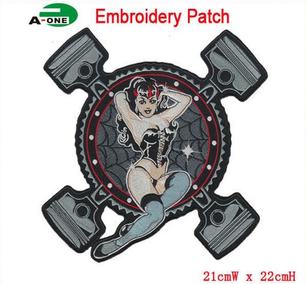 motorcycle patch southern discomfort patch iron on patches, big size applique patches for clothing,Free shipping