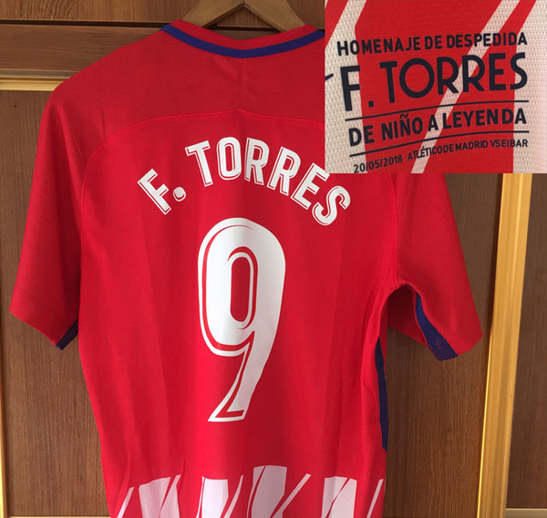 2018 Farewell F.Torres Match Worn Player Issue Griezmann Torres With match Details