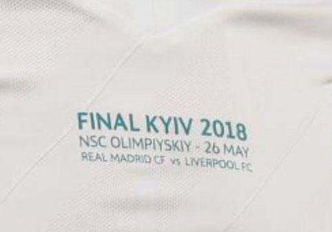 Final KYIV 2018 Match Details Soccer patch Badge Heat Transfer Fabric and Sewing