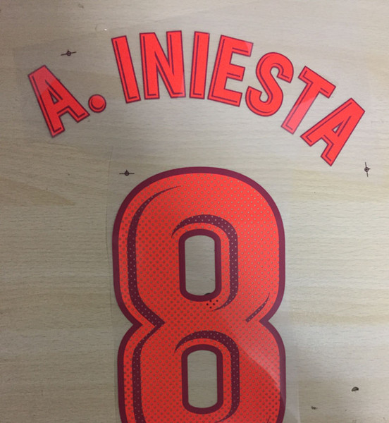 2017 2017 3rd away Player Version Messi Suarez Nameset A.iniesta Dembele Paulinho Printing Flocking Soccer Badge Fabric and Sewing