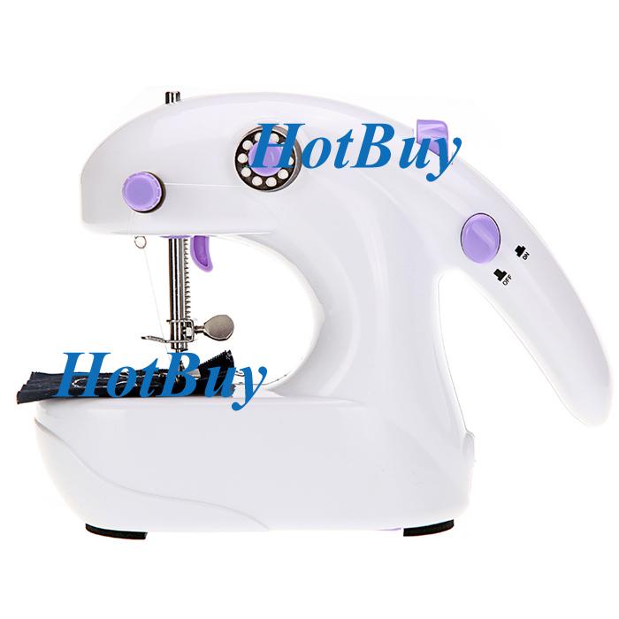 Mini Portable 2 In 1 Sewing Machine Handheld Desk Electric Battery Operated New #2488