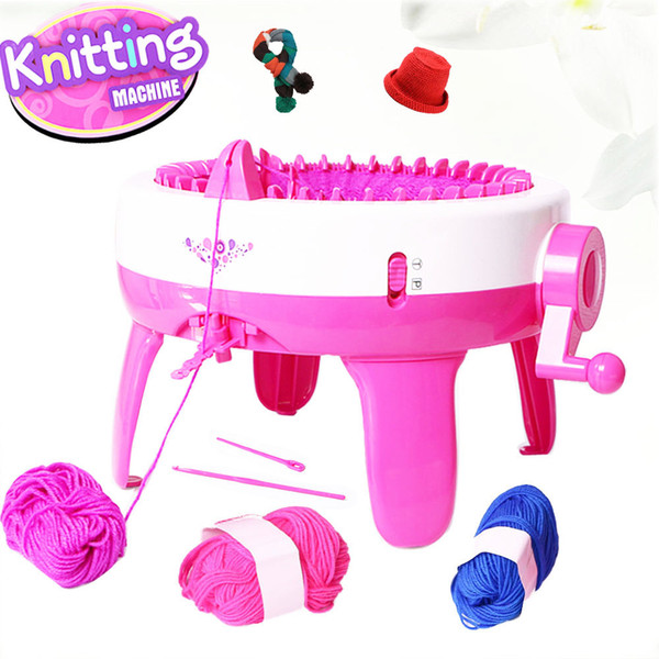 2017 New Children Knitting Machine 40 Needles Yarn Sweater Circular Knitting Machine DIY Scarf Hat Weaver Loom