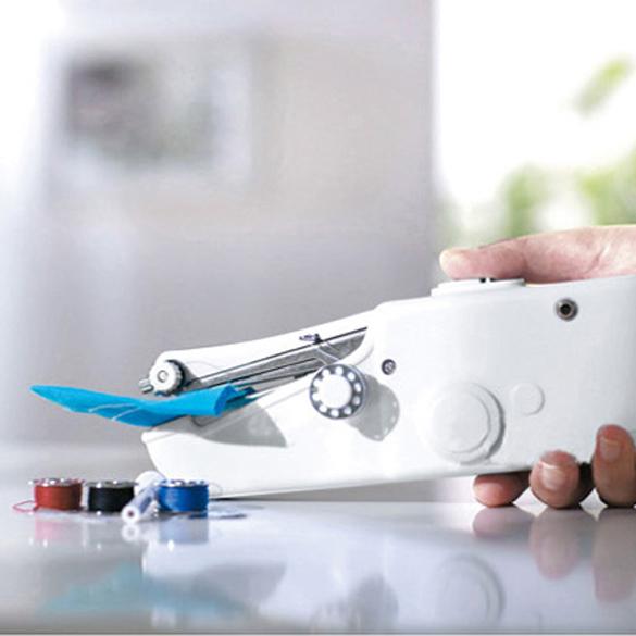 Mini Handheld Sewing Machine Portable Needlework Cordless Household Handy Stitch Electric Clothes Fabric Sewing Tools