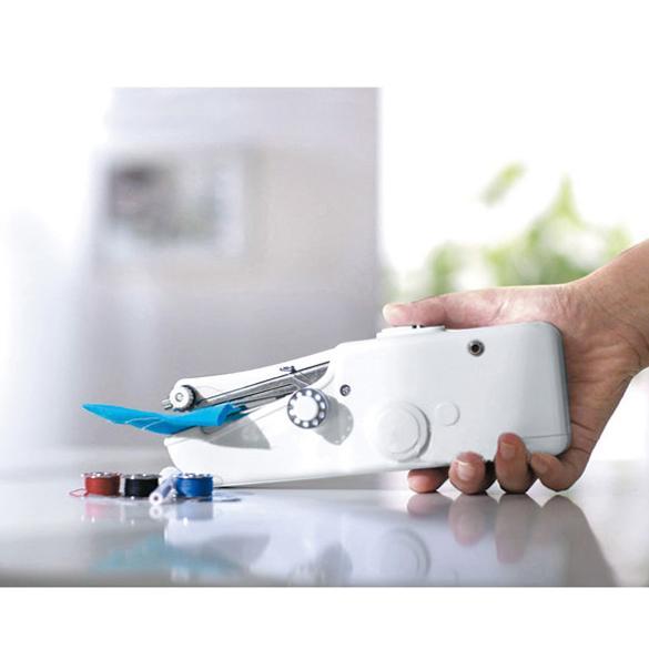 Mini Handheld Sewing Machine Portable Needlework Cordless Household Handy Stitch Electric Clothes Fabric Sewing Tools