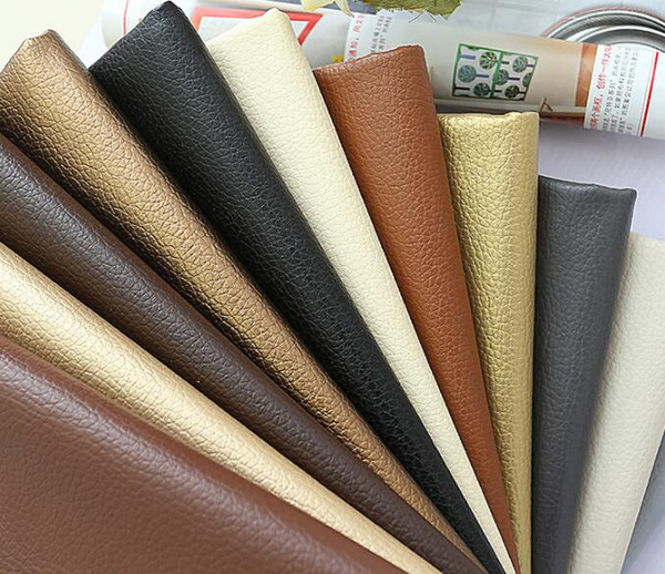 50x136cm Big Lychee Pu Leather Faux embossed leather, Faux Leather Fabric for Sewing, artificial synthetic leather