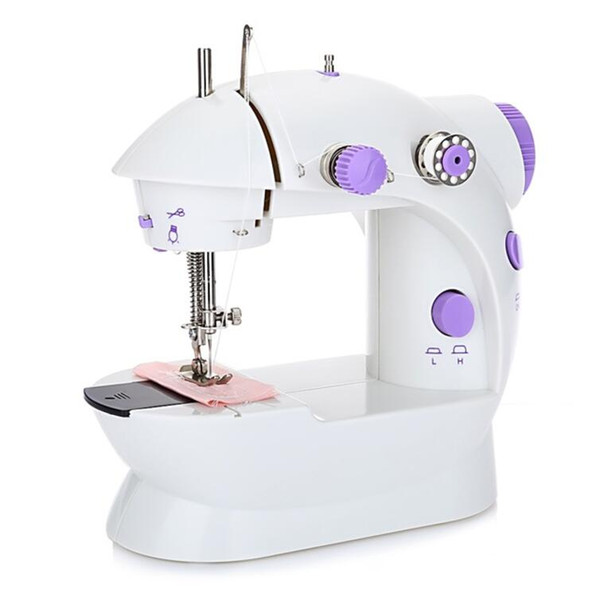 Mini Handheld sewing machines Dual Speed Double Thread Multifunction EU Electric Mini Automatic Tread Rewind Sewing Machine