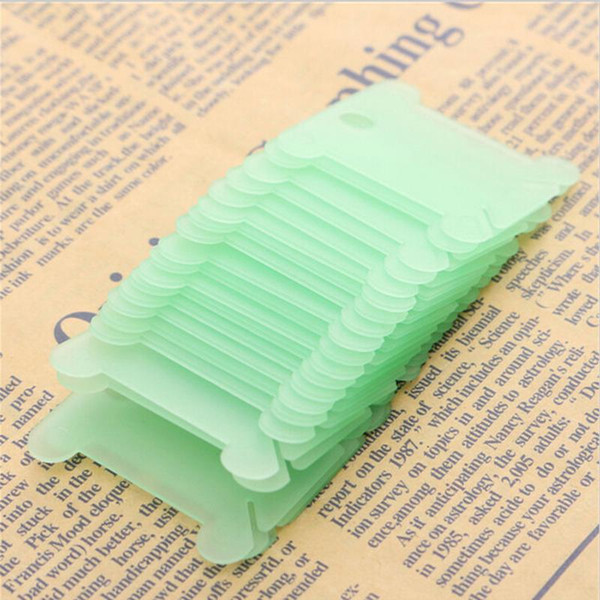 20pcs Plastic Embroidery Floss&Craft Thread Bobbins for Storage Holder Cross Stitch Sewing Supplies