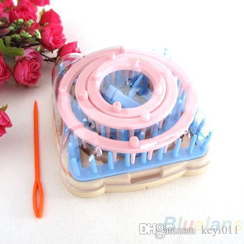 9PCS Flower Knitting Loom Knit Daisy Pattern Maker Wool Yarn Needle Home Craft Needlework 00B4