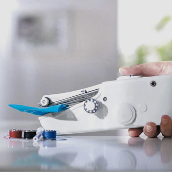 Electric Handheld Sewing Machine Mini Handy Stitch Portable Needlework Cordless Handmade DIY Tool Clothes Portable Household