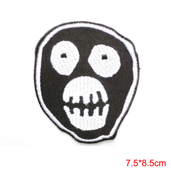 Mighty Boosh Mask Embroidered Iron On Sew On Shirt Bag trousers Applique Badge Patch Garment Stickers