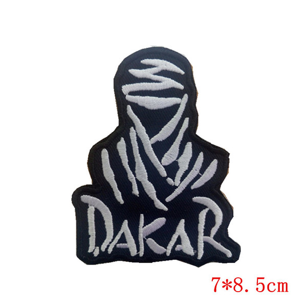 Dakar rally,game of the brave,embroidered iron on patch Free shipping for Jacket Jeans Clothing Badge