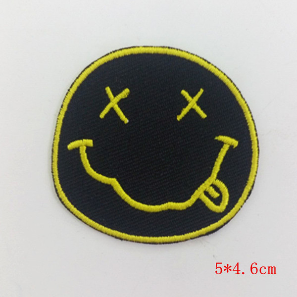 Nirvana Band embroidered patches Embroidery Sew Patch For Clothes Girls Boys Iron On Patches Stickers Appliques