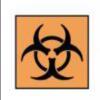 BIOHAZARD SYMBOL embroidered iron on PATCH WHITE yellow applique WARNING SIGN new arrival Stickers Appliques Badge Patches