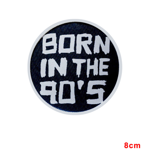 young Born in the 90's Patch Heat Seal Iron on Patch for jackets shirts Cartoon Minioned Clothes Patches