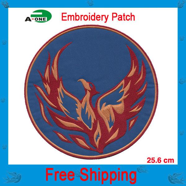 Lovely bird firebird cartoon coat clothing affixed logo embroidery patch a diy accessories fabric applique decoration patch