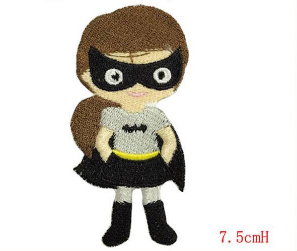 New arrival 10 pcs batman in smaller Iron On cartoon Patches DIY garment Appliques accessory free shipping