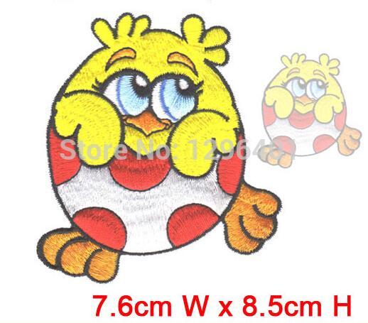 free shipping Newest design cartoon patch lovely egg 20pcs/lot only $19.99 hot cut iron on computer embroidery patch&badge