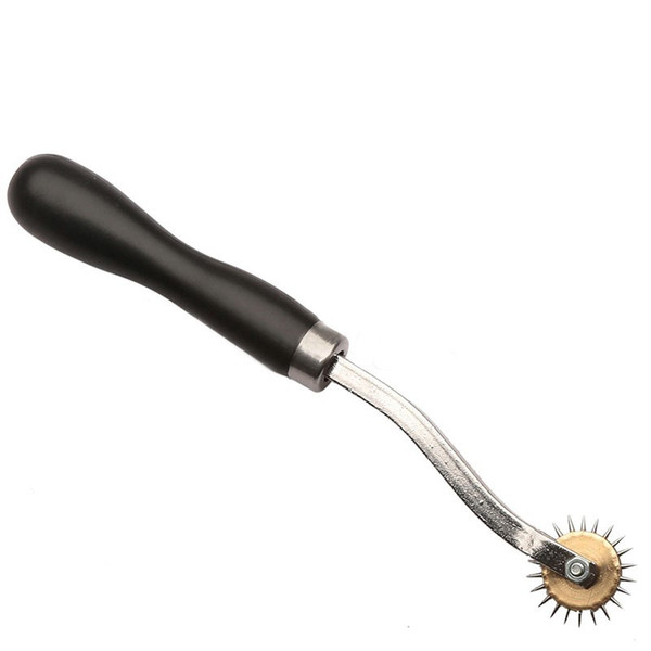 4mm Stainless Steel Leather Craft Tool Paper Cloth Over Stitch Wheel Roulette Spacer Sewing Tools